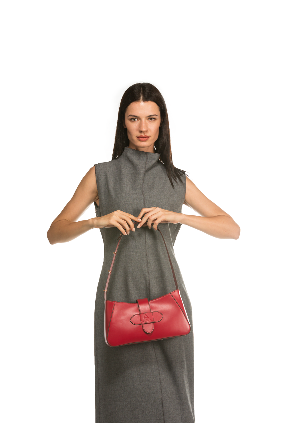 SONIA SHOULDER BAG - RED