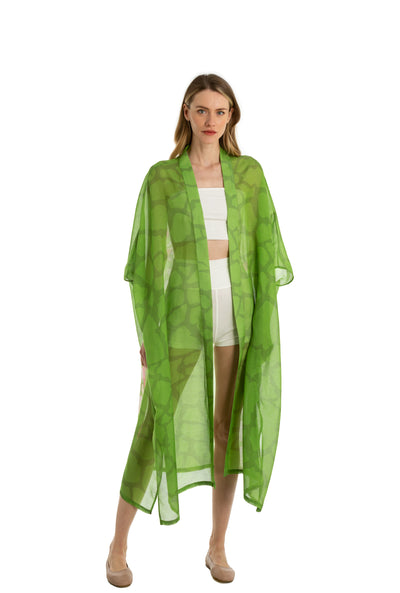 GIRA LAND - GIRAFFE KIMONO - GREEN