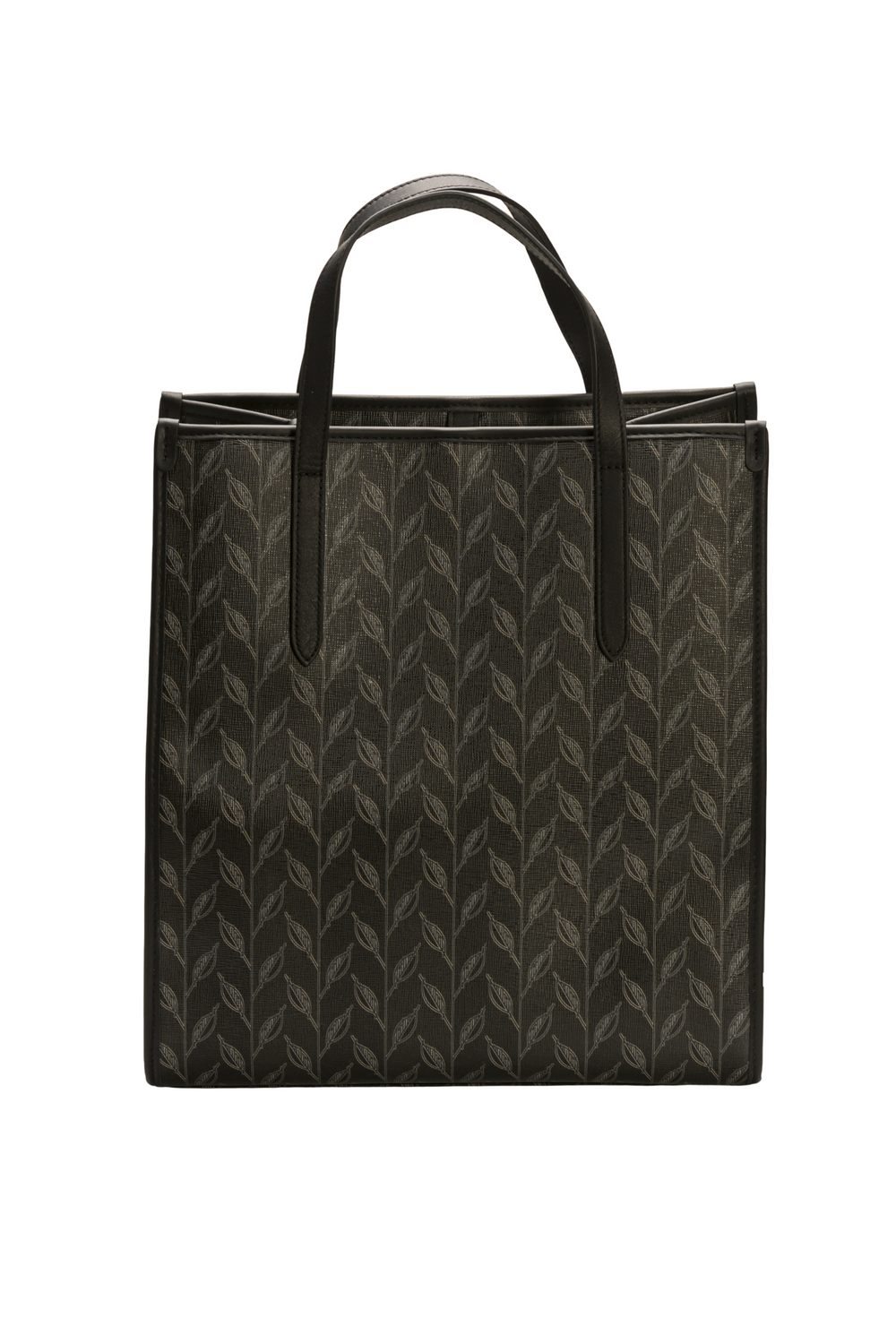 LEAF MONOGRAM - TOTE BAG MEDIUM - BLACK PAGI