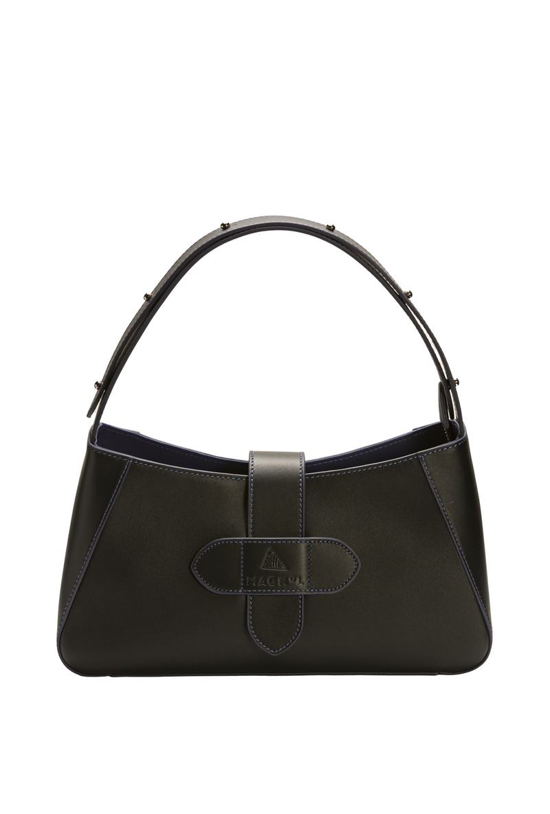 SONIA SHOULDER BAG - BLACK COBALT