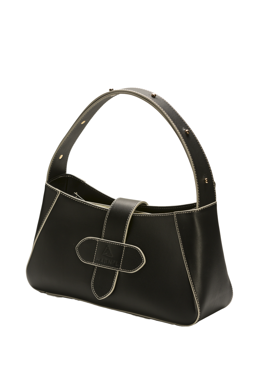 SONIA SHOULDER BAG - BLACK WHITE